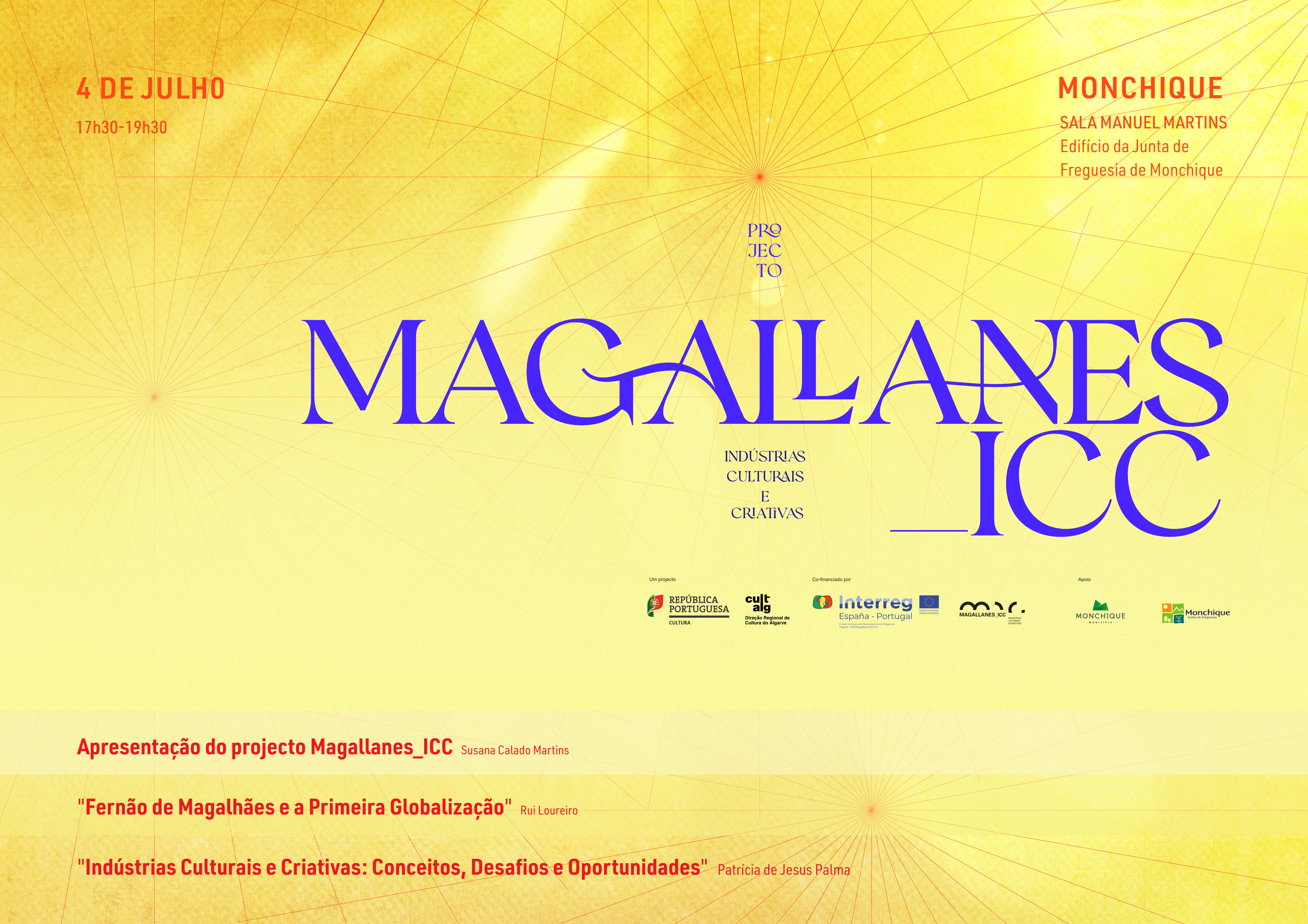 DRCAlg apresenta as atividades no âmbito do projeto  Magallanes_ICC  à comunidade, no próximo dia 4 de julho, em Monchique