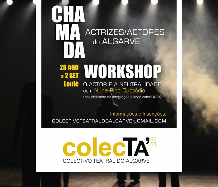 ColecTA 23 | CHAMADA PARA ATRIZES E ATORES: até 25 de junho