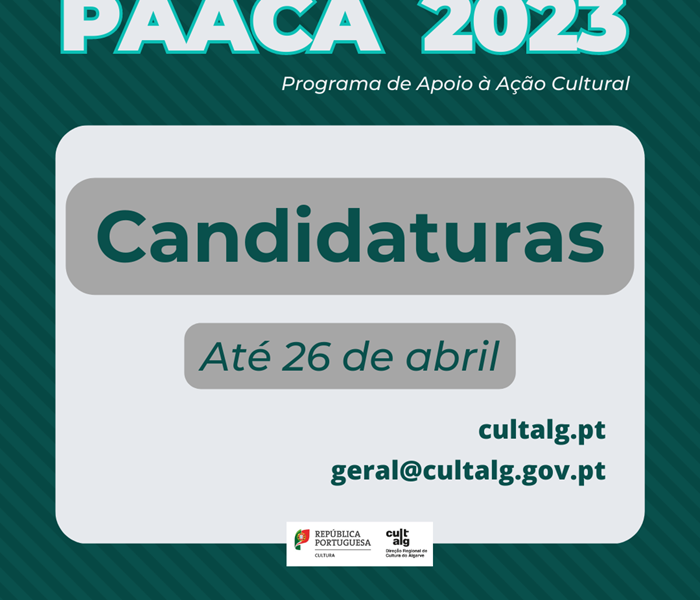 Candidaturas à Ação Cultural encerram a 26 de abril