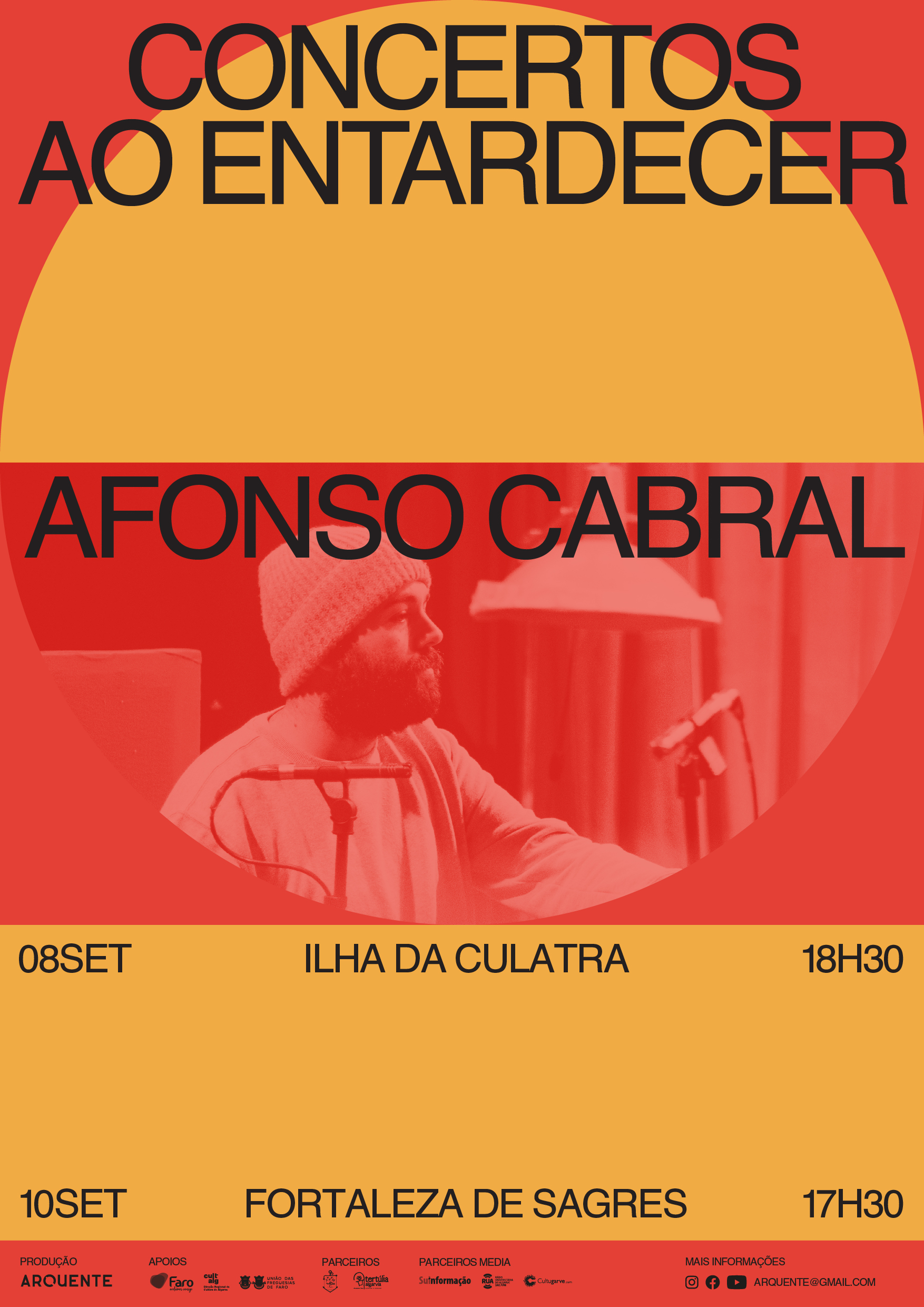 “Concertos ao Entardecer” regressam à Fortaleza de Sagres com Afonso Cabral, Ana Lua Caiano e Chica